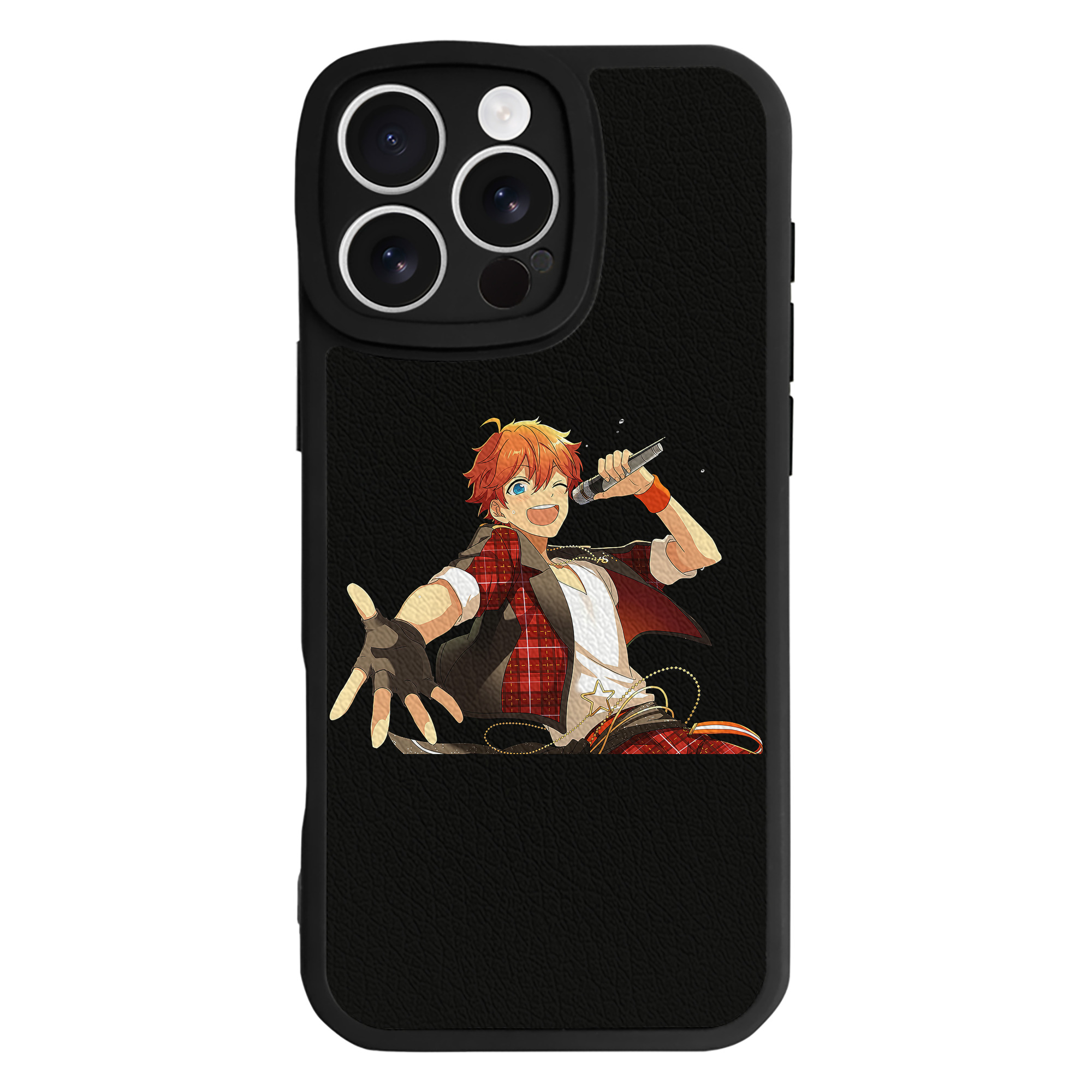（画像用） あんさんぶるスターズ! Ensemble Stars 【iPhone 16シリーズ対応】シリコンスマホケース（レザー調） 材質：シリコン